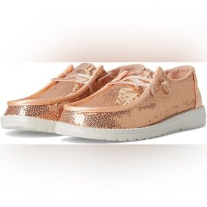 Sz. 10 Hey DUDE Wendy Disco Sequin shoes